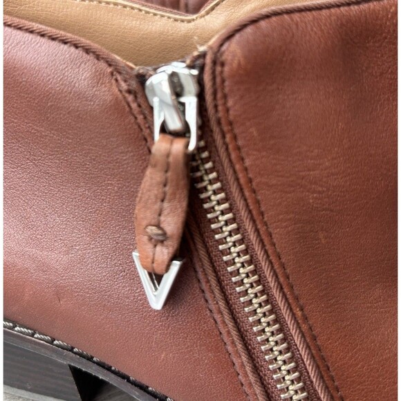 Vionic Chestnut Leather Ankle Booties - Picture 9 of 10